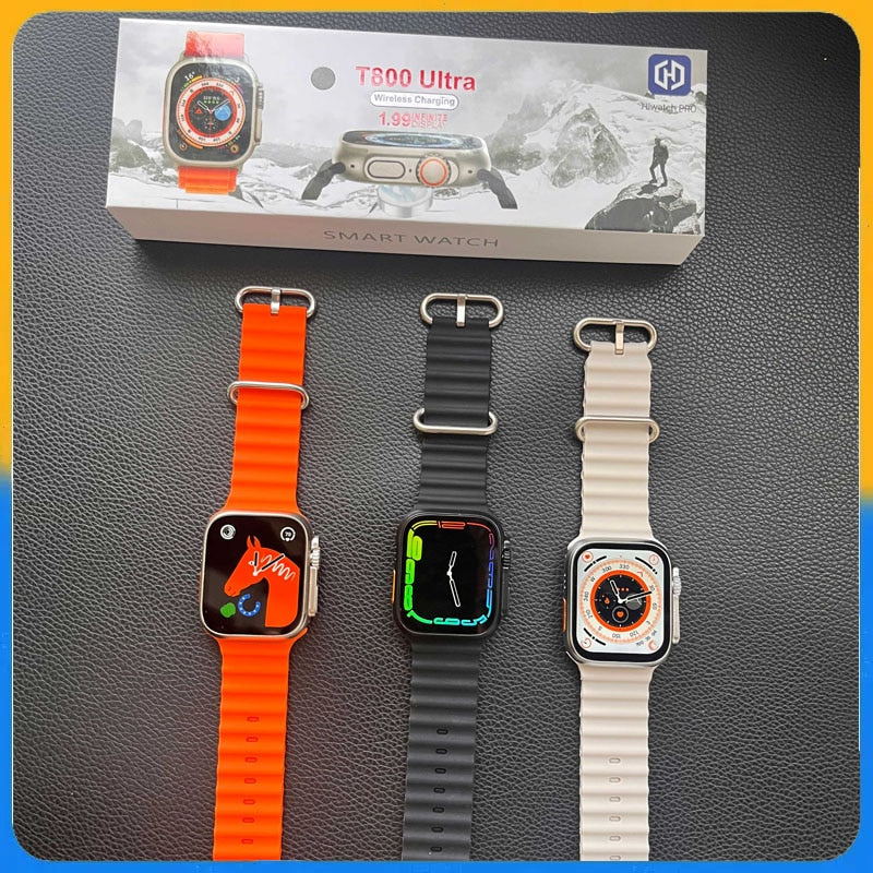 Relógio Smartwatch T800 Ultra Serie 8 Com Nfc Original 2023